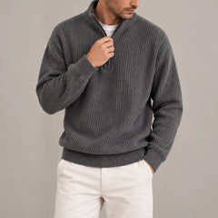 Corduroy Quarter-Zip Jumper