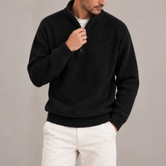 Corduroy Quarter-Zip Jumper