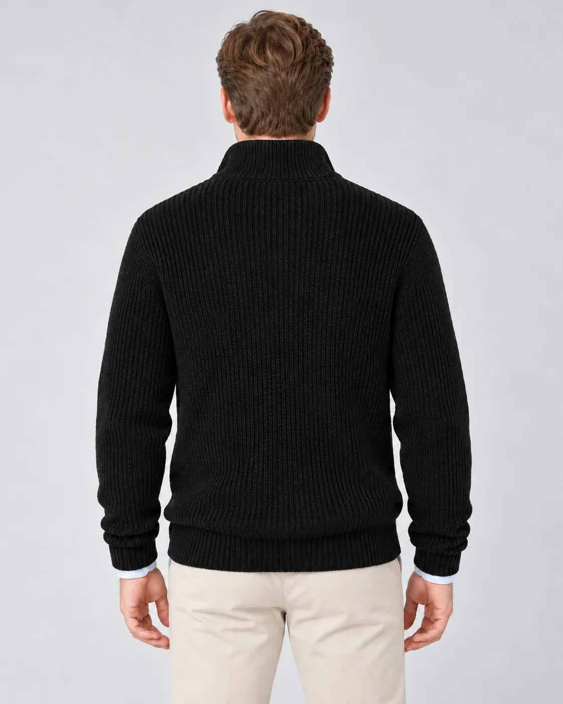 Cashmere Quarter-Zip Jumper