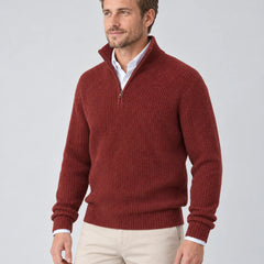 Cashmere Quarter-Zip Jumper