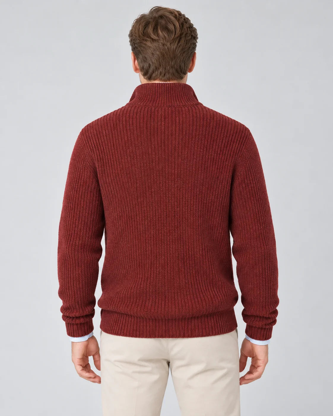 Cashmere Quarter-Zip Jumper