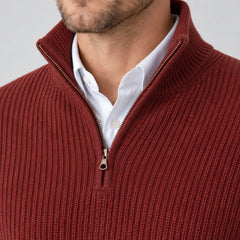 Cashmere Quarter-Zip Jumper