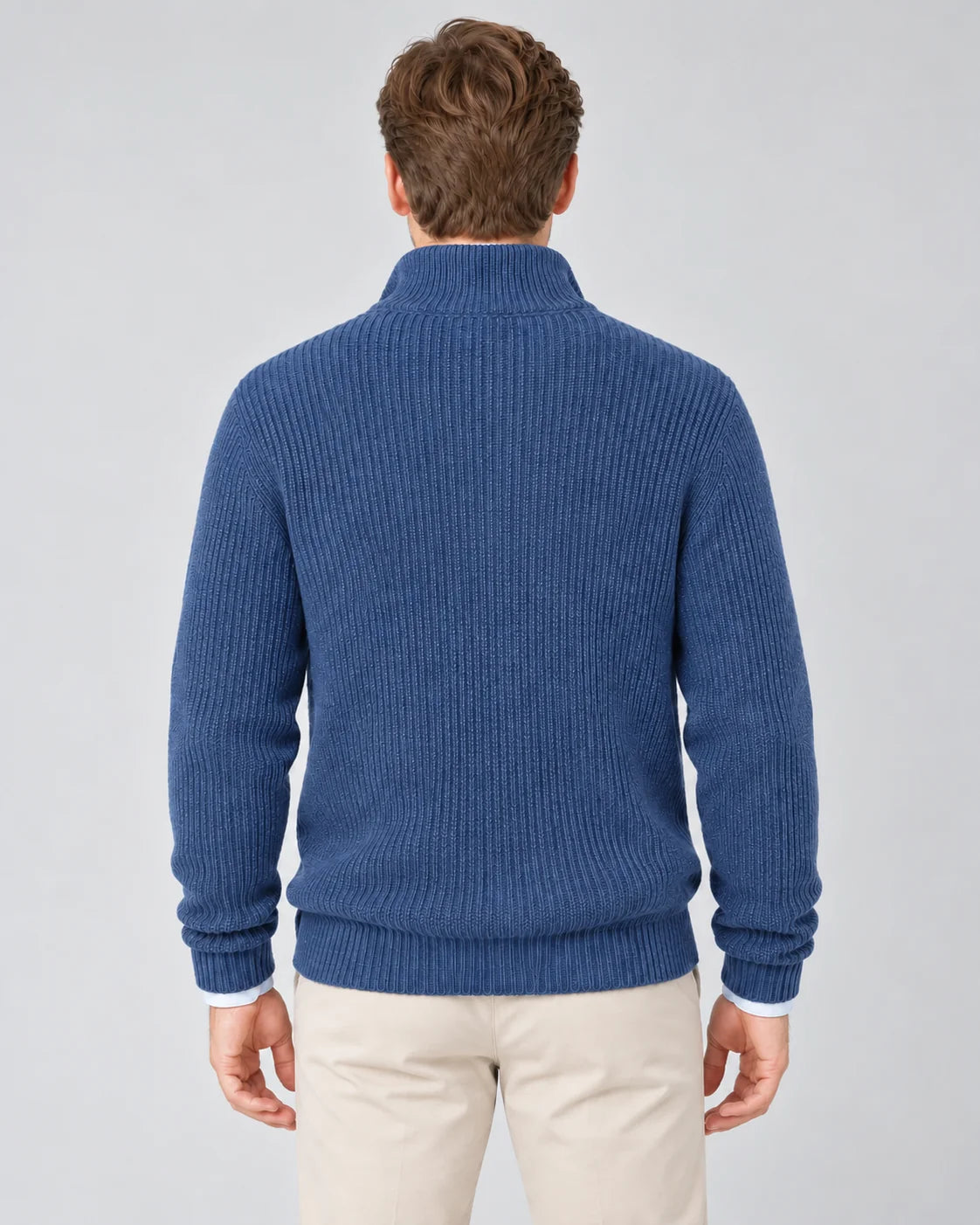 Cashmere Quarter-Zip Jumper