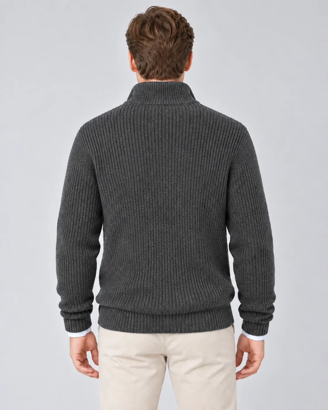Cashmere Quarter-Zip Jumper