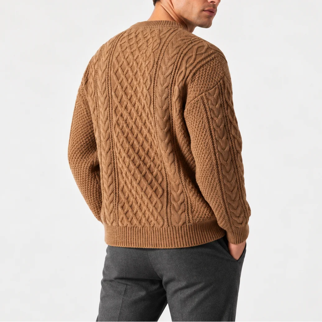 Cable Knit Crew Neck Jumper