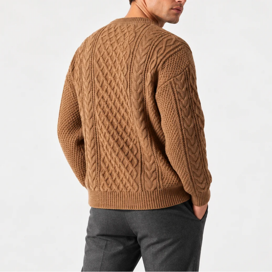 Cable Knit Crew Neck Jumper