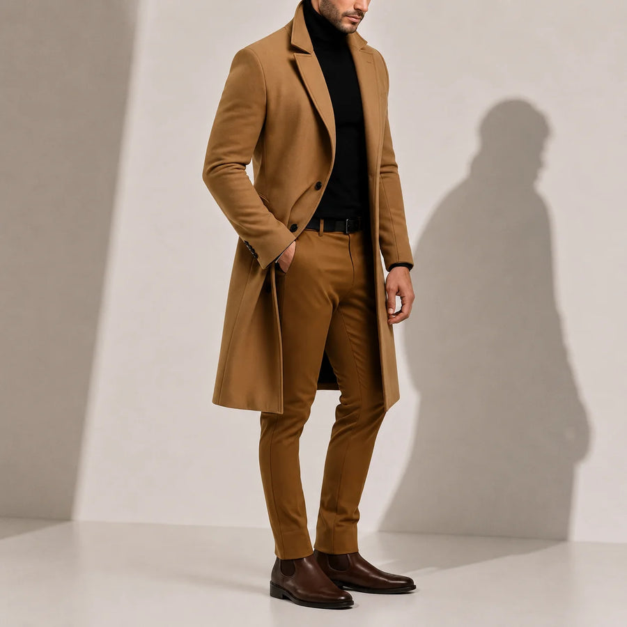 Wool Blend Overcoat