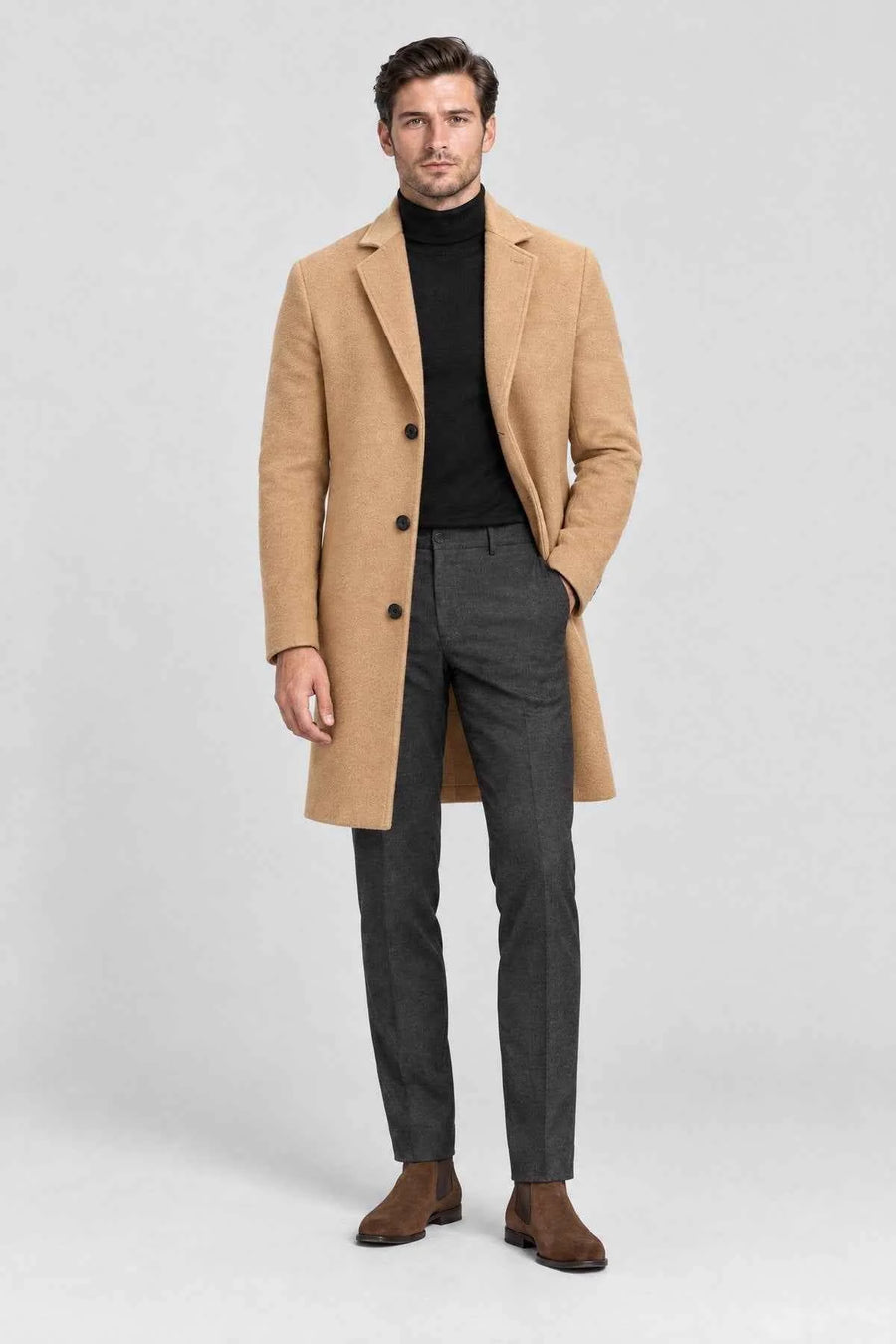 Longline Tailored Overcoat