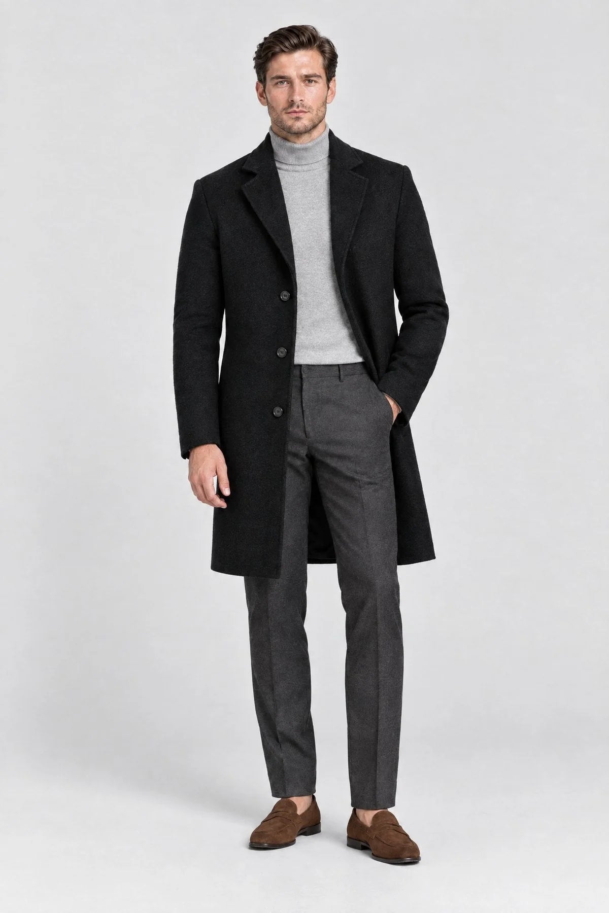 Longline Tailored Overcoat