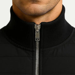 Quilted Knit Sleeve Jacket