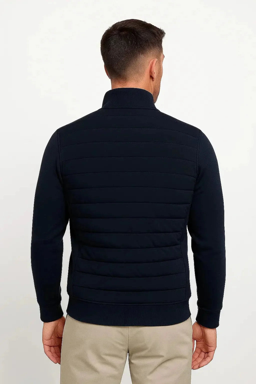 Quilted Knit Sleeve Jacket