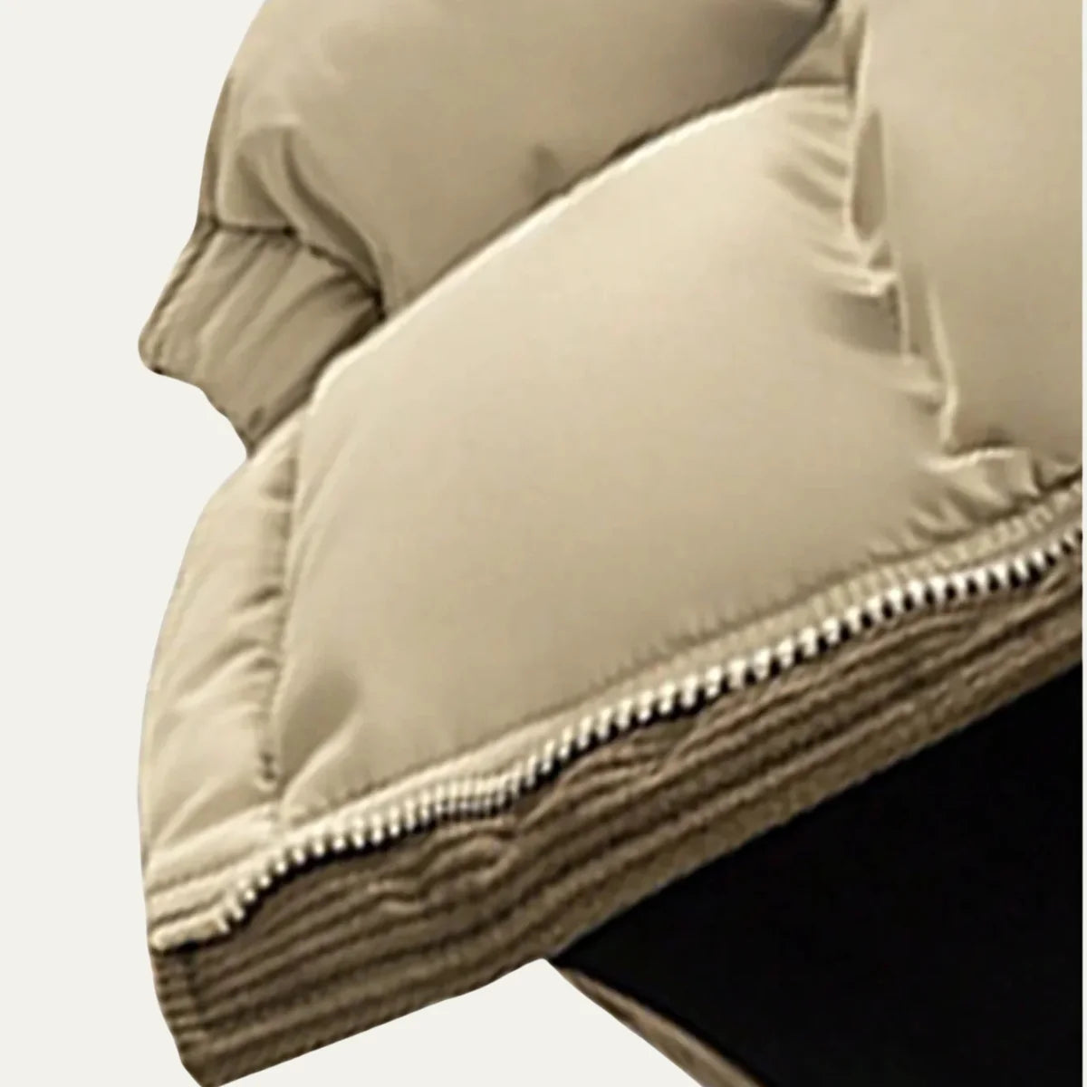 Hooded Corduroy Puffer Jacket
