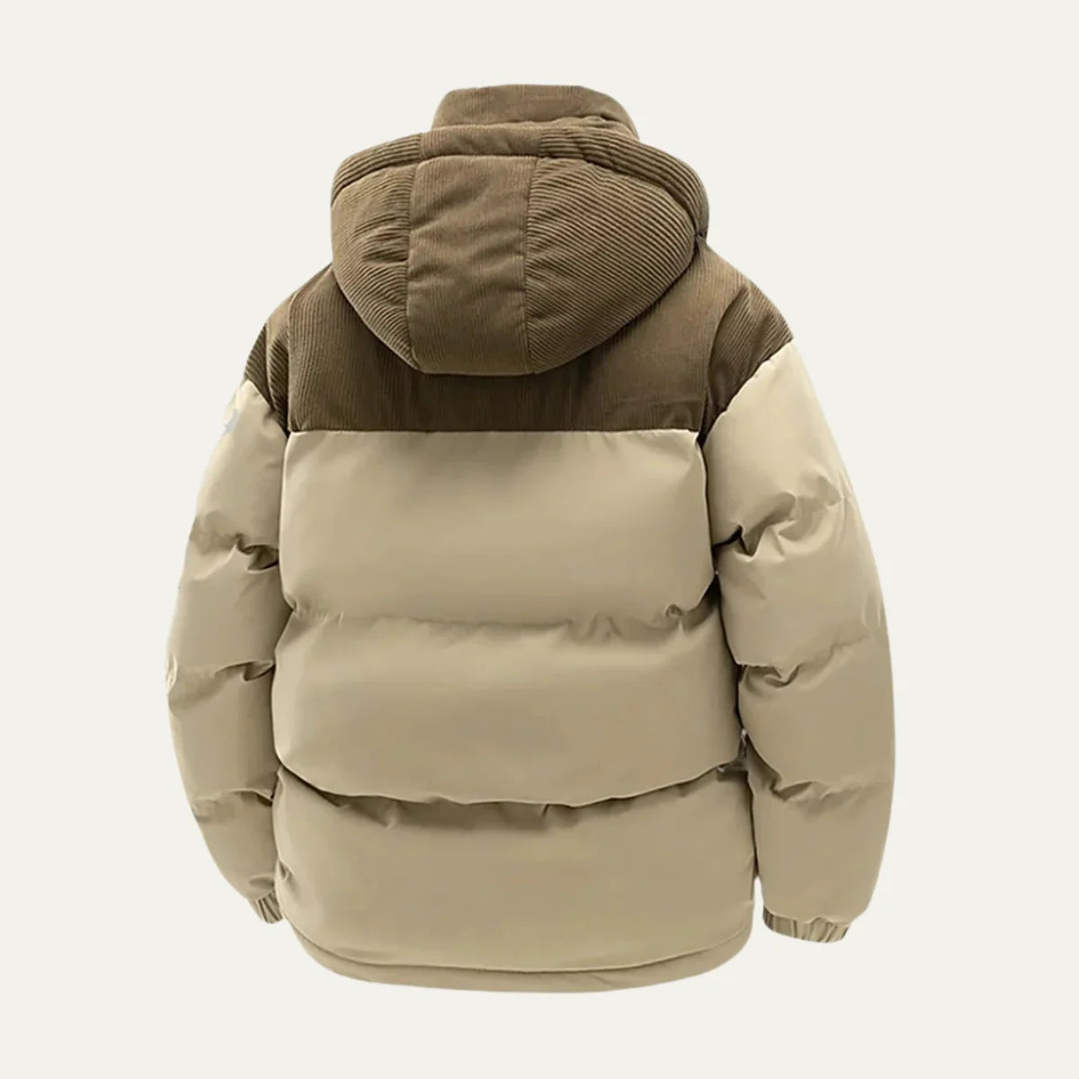 Hooded Corduroy Puffer Jacket