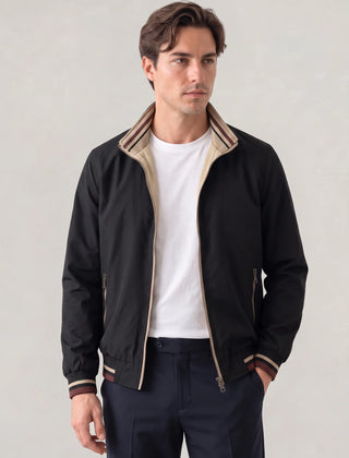Reversible Harrington Jacket – Black