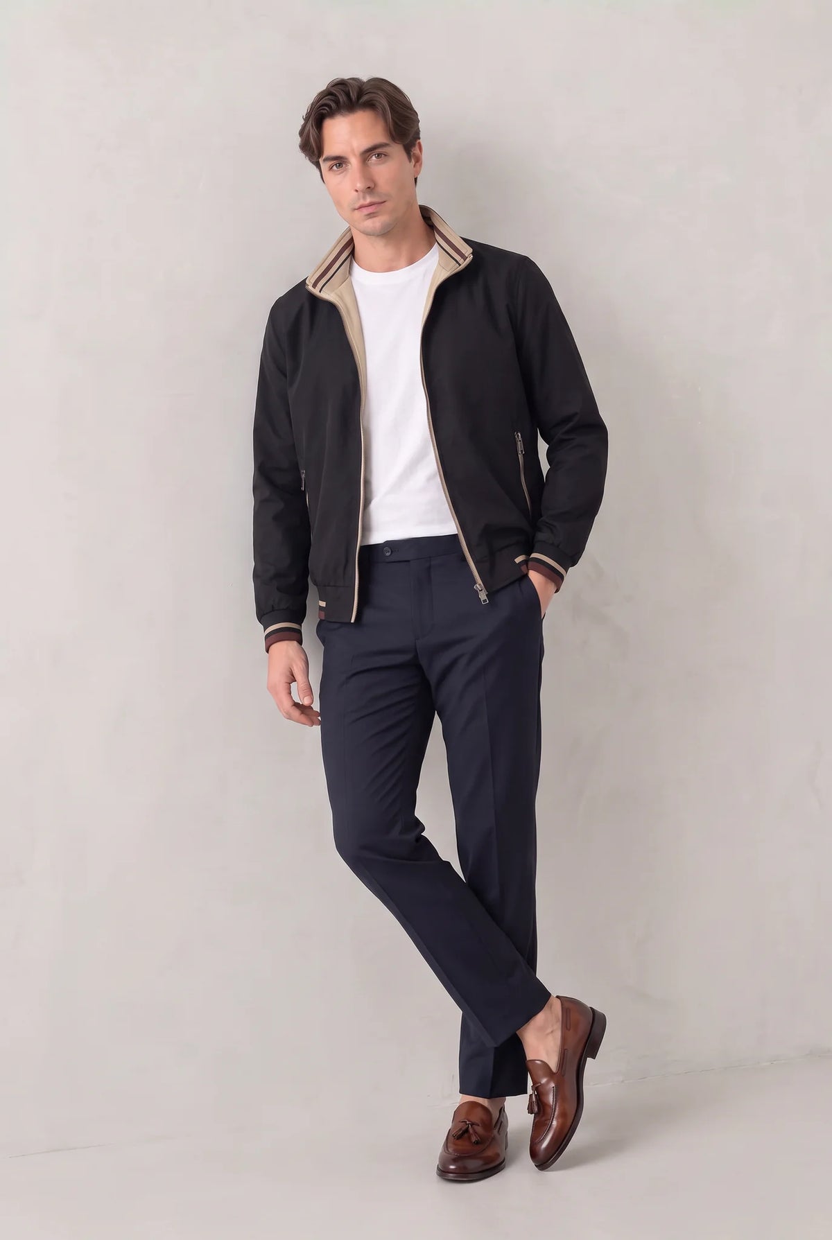 Reversible Harrington Jacket