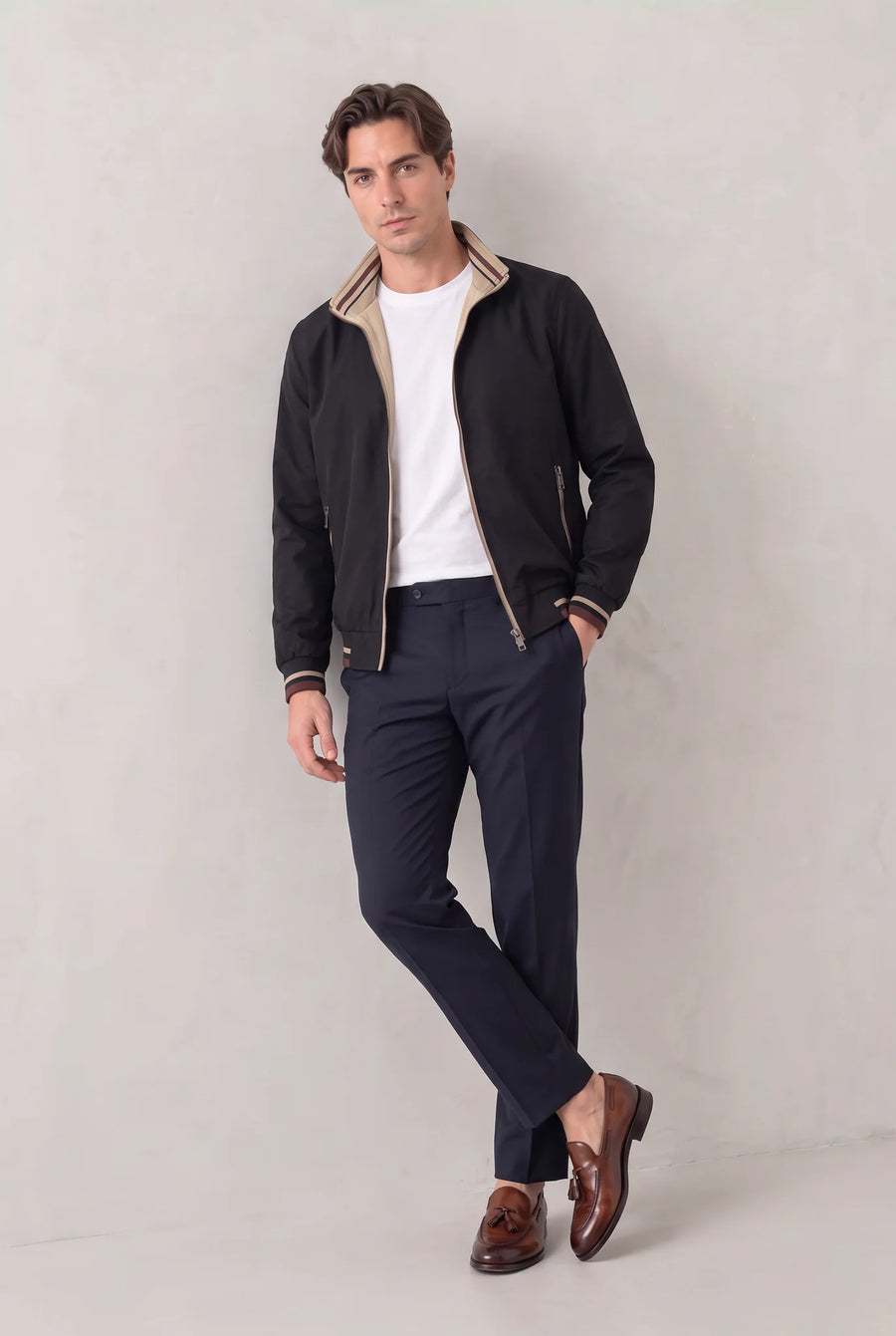 Reversible Harrington Jacket