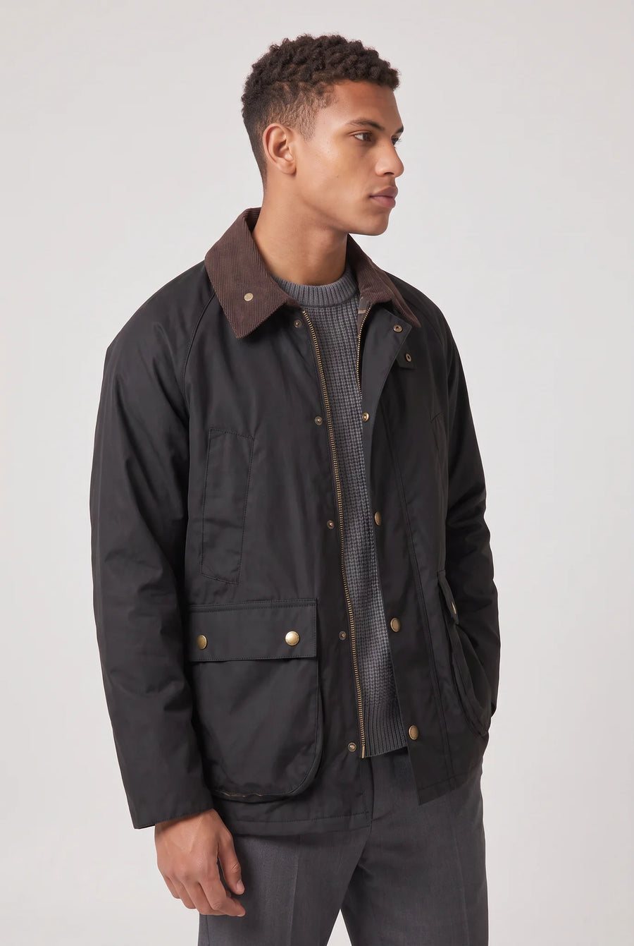 Corduroy Collar Workwear Jacket