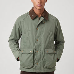Corduroy Collar Workwear Jacket – Green