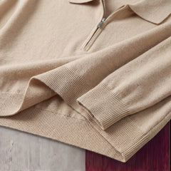 Quarter-Zip Polo Sweater