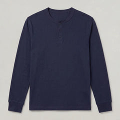 Long Sleeve Henley Shirt