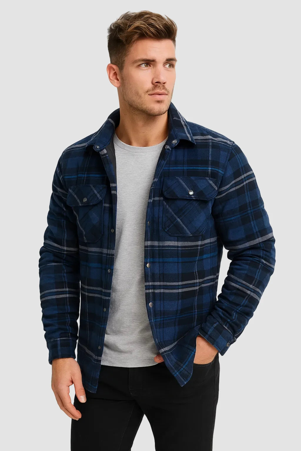 Checked Flannel Overshirt