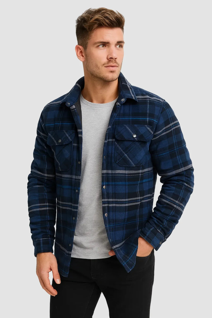 Checked Flannel Overshirt