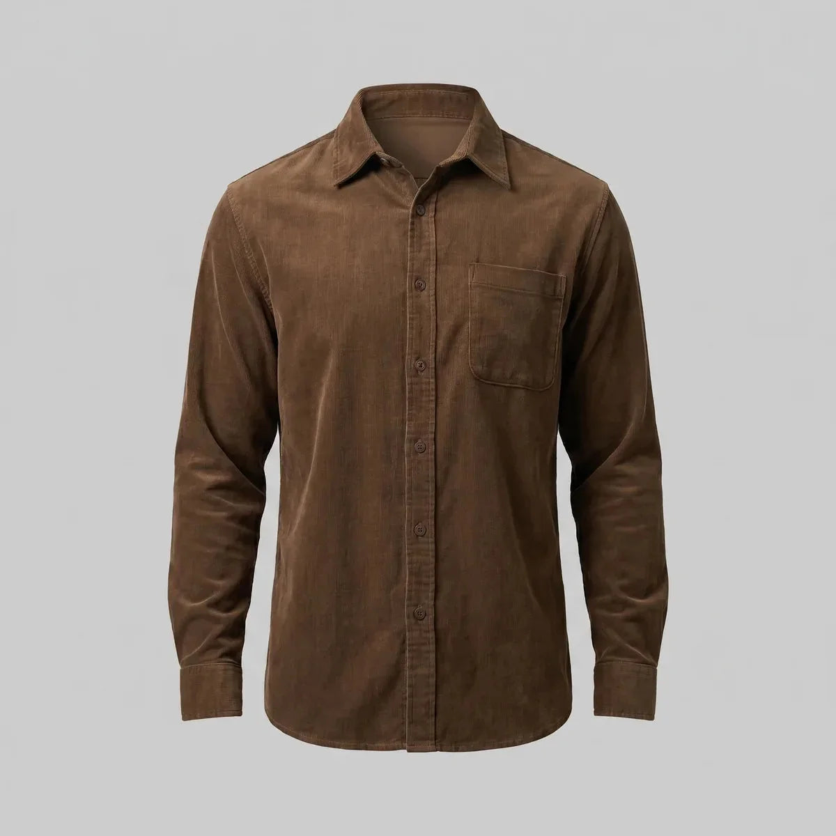 Corduroy Button-Up Shirt