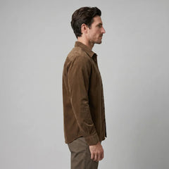 Corduroy Button-Up Shirt