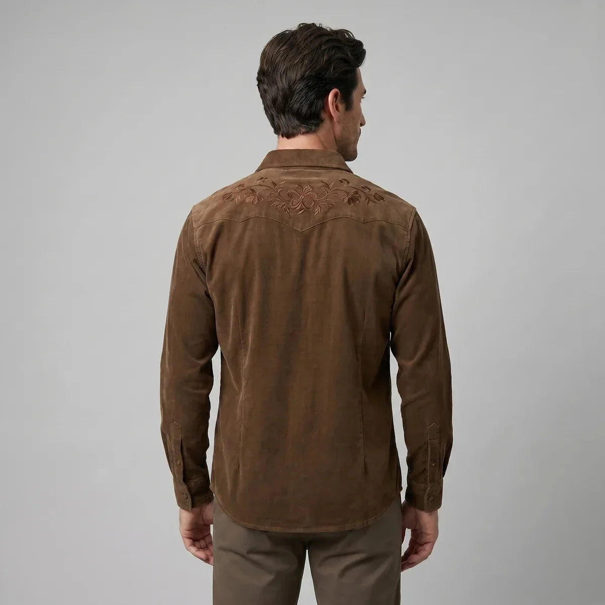 Corduroy Button-Up Shirt