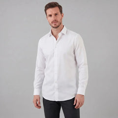 Slim Fit Dress Shirt – White