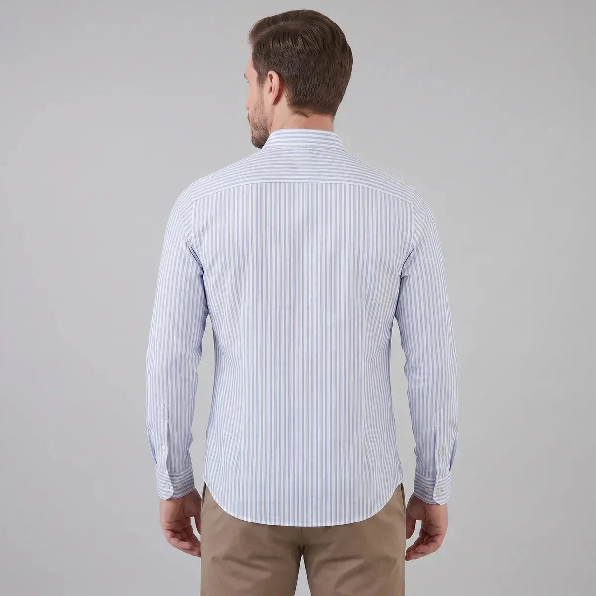 Linen Vertical Stripe Shirt