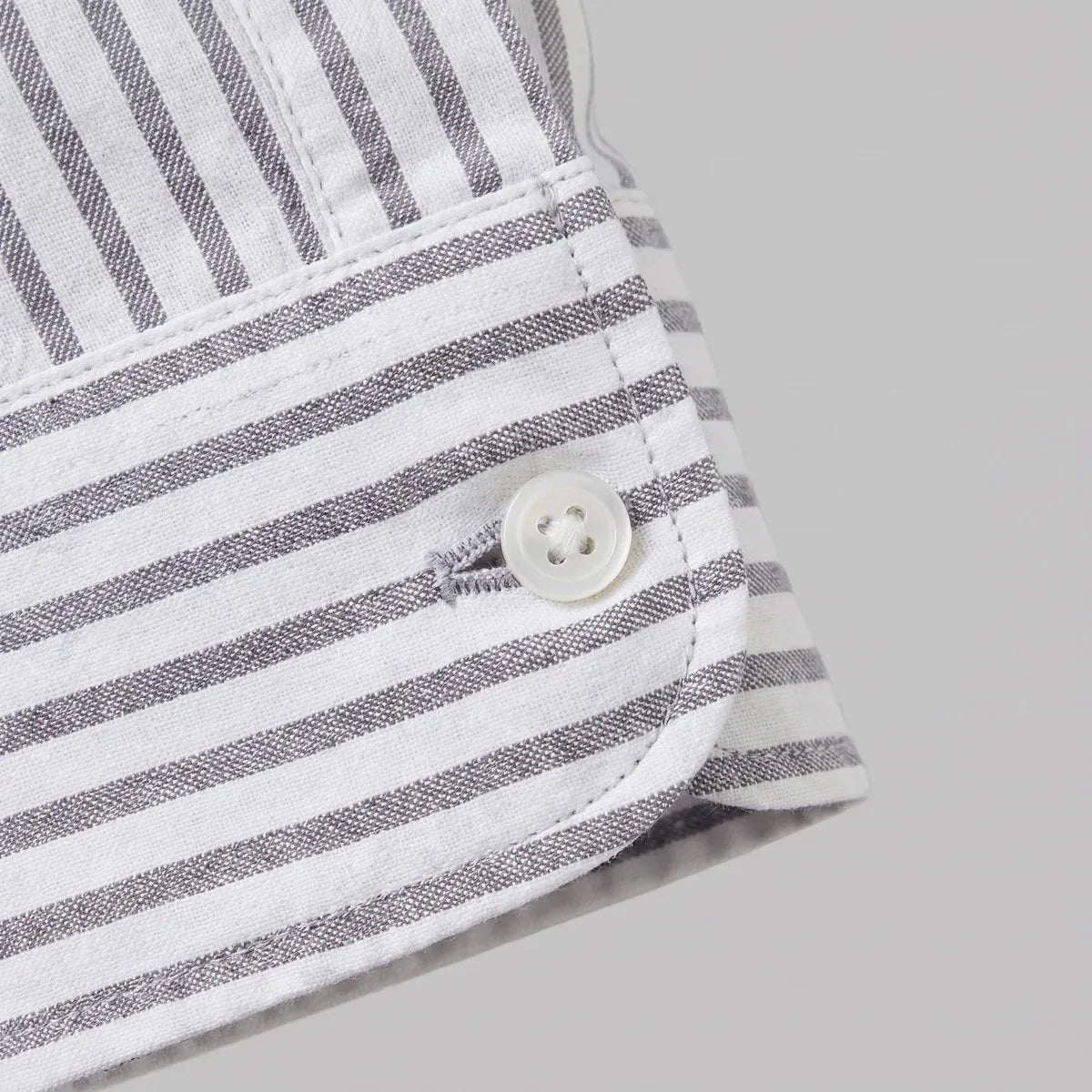 Linen Vertical Stripe Shirt