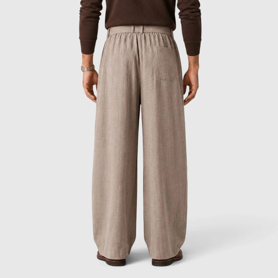 Relaxed Belted Trousers