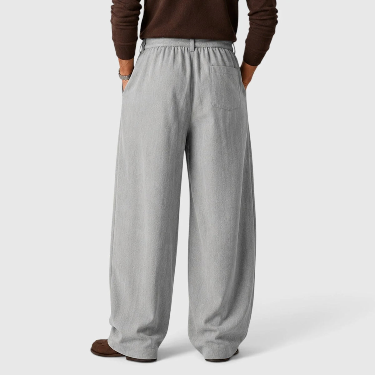 Relaxed Belted Trousers