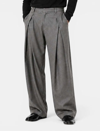Tailored Dress Trousers – Dark Grey