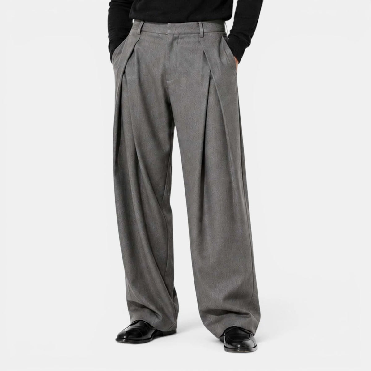 Tailored Dress Trousers – Dark Grey
