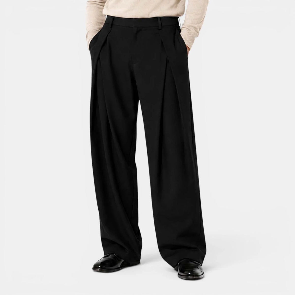 Tailored Dress Trousers – Black