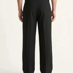 Relaxed Wide-Leg Trousers