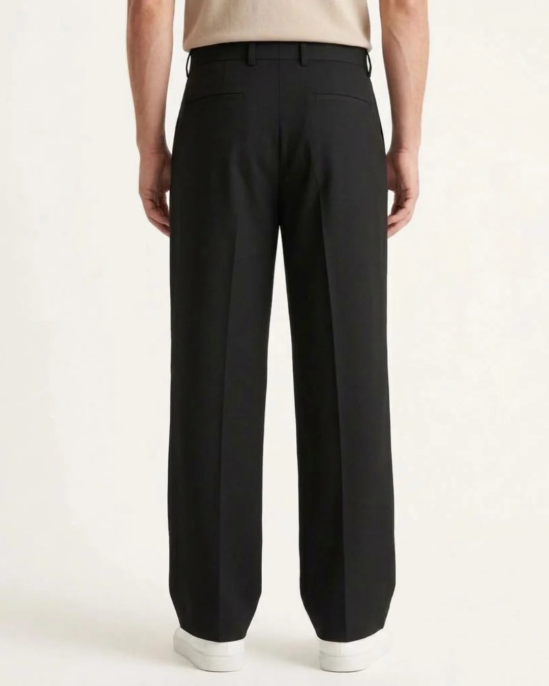 Relaxed Wide-Leg Trousers