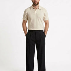 Relaxed Wide-Leg Trousers