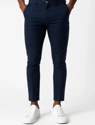 Modern Fit Stretch Chinos – Navy