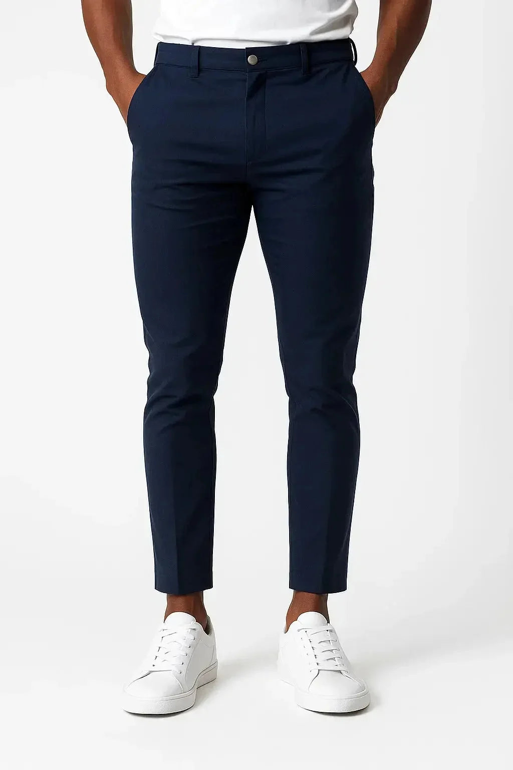 Modern Fit Stretch Chinos – Navy