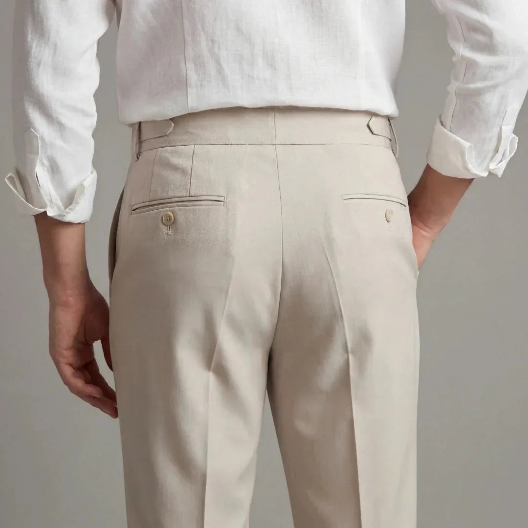 Tailored Single Pleat Trousers