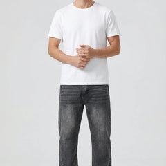 Straight Leg Denim Jeans