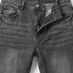 Straight Leg Denim Jeans