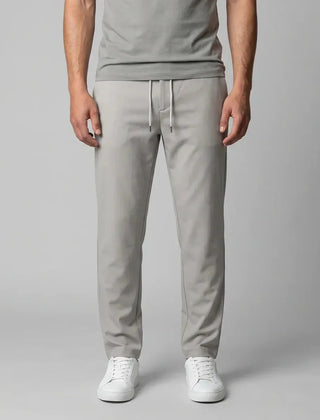 Drawstring Slim Fit Trousers – Grey