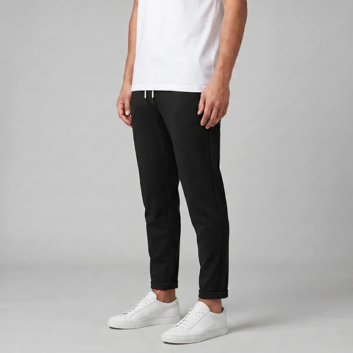 Drawstring Slim Fit Trousers