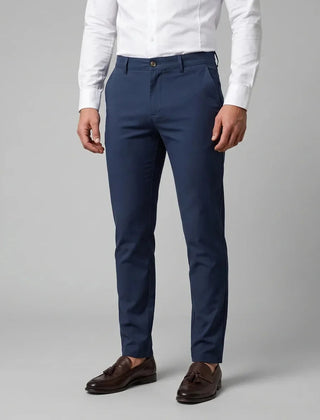 Straight Leg Chino Trousers – Navy