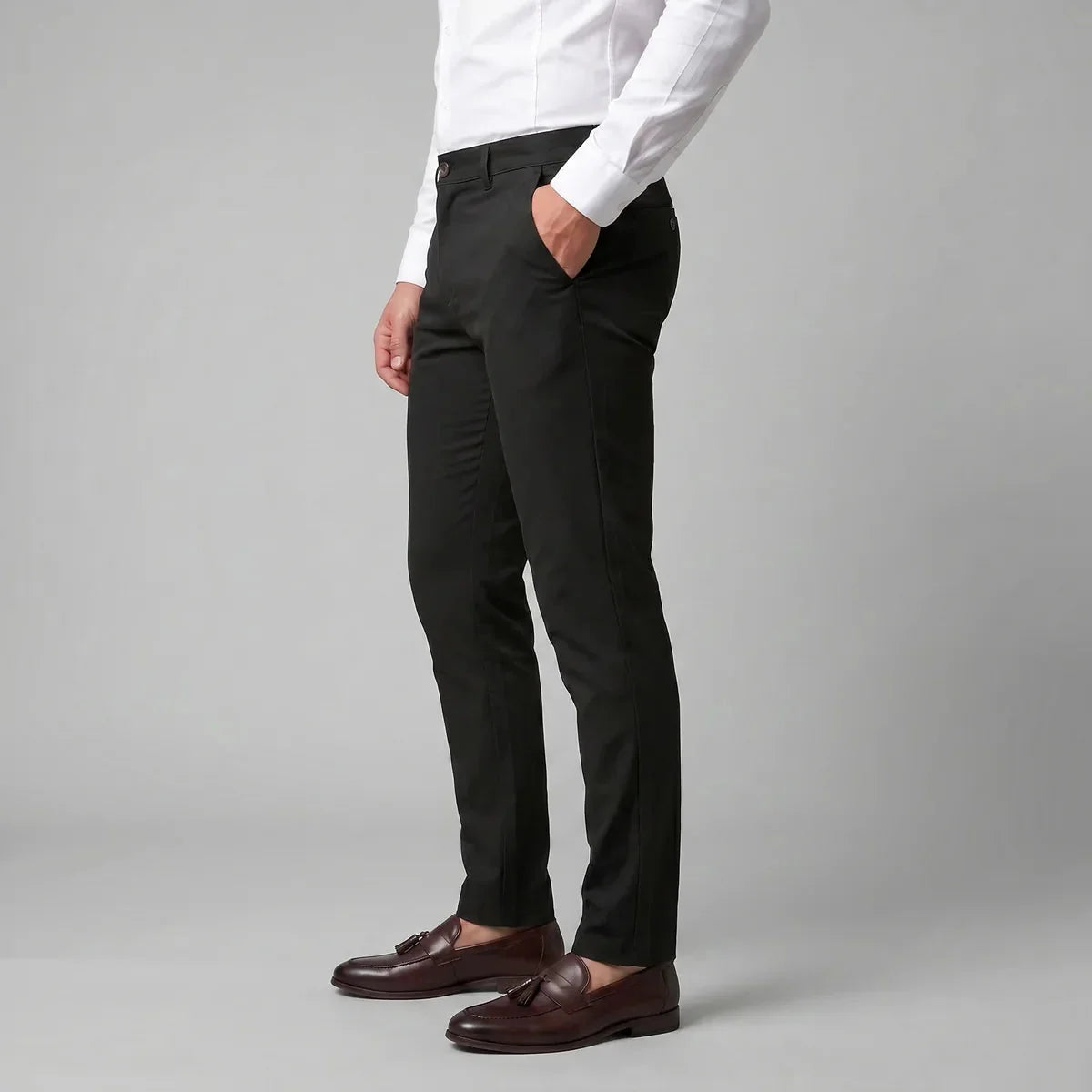 Straight Leg Chino Trousers