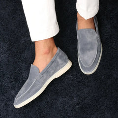 Suede Slip-On Loafers